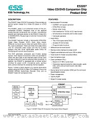ES3207 datasheet pdf ESS Technology