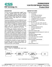 ES2828 datasheet pdf ESS Technology