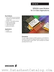 PGT20306 datasheet pdf Ericsson Microelectronics