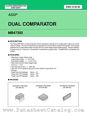 MB47393 datasheet pdf Fujitsu Microelectronics