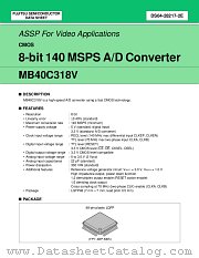 MB40C318V datasheet pdf Fujitsu Microelectronics