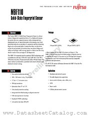 MBF110 datasheet pdf Fujitsu Microelectronics