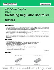MB3782 datasheet pdf Fujitsu Microelectronics