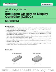 MB90091A datasheet pdf Fujitsu Microelectronics