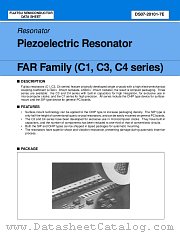 FAR FAMILY (C1, C3, C4 SERIES) datasheet pdf Fujitsu Microelectronics