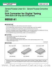 MB88141 datasheet pdf Fujitsu Microelectronics