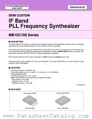 MB15C100 SERIES datasheet pdf Fujitsu Microelectronics