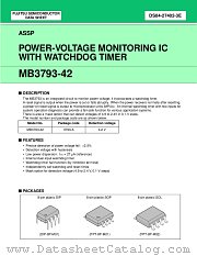 MB3793-42 datasheet pdf Fujitsu Microelectronics