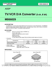 MB86029 datasheet pdf Fujitsu Microelectronics