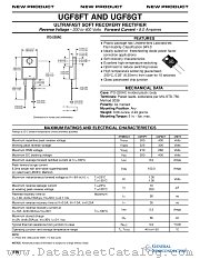 UGF8GT datasheet pdf General Semiconductor