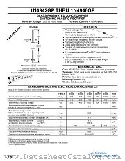 1N4948GP datasheet pdf General Semiconductor