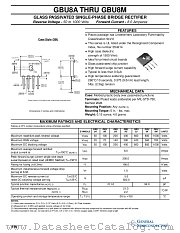 GBU8B datasheet pdf General Semiconductor