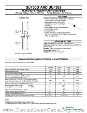 SUF30G datasheet pdf General Semiconductor