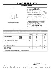 LL103A datasheet pdf General Semiconductor