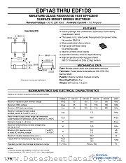 EDF1BS datasheet pdf General Semiconductor
