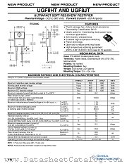 UGF8HT datasheet pdf General Semiconductor