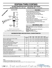 EGP30C datasheet pdf General Semiconductor