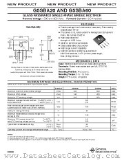 G5SBA60 datasheet pdf General Semiconductor