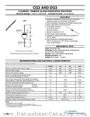 DG3 datasheet pdf General Semiconductor