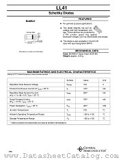 LL41 datasheet pdf General Semiconductor