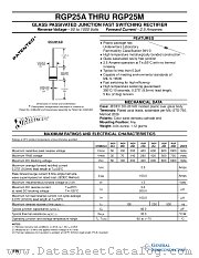 RGP25A datasheet pdf General Semiconductor
