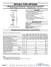 MPG06K datasheet pdf General Semiconductor