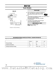 BB729 datasheet pdf General Semiconductor