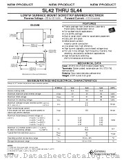 SL44 datasheet pdf General Semiconductor