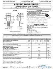FEPF6AT datasheet pdf General Semiconductor