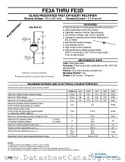 FE3A datasheet pdf General Semiconductor