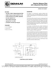 GR581 datasheet pdf Gennum Corporation