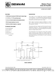 LC550 datasheet pdf Gennum Corporation