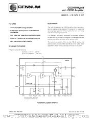 GS3010 datasheet pdf Gennum Corporation