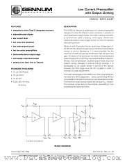 GK504 datasheet pdf Gennum Corporation