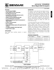 GX9533 datasheet pdf Gennum Corporation