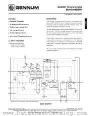 GA3201 datasheet pdf Gennum Corporation