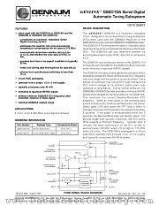 GS9010A datasheet pdf Gennum Corporation