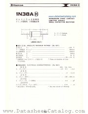 1N38AH datasheet pdf Hitachi Semiconductor