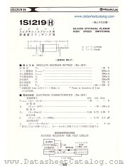 1S1219H datasheet pdf Hitachi Semiconductor