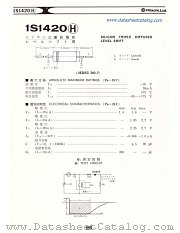 1S1420H datasheet pdf Hitachi Semiconductor