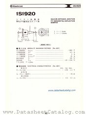 1S1920 datasheet pdf Hitachi Semiconductor