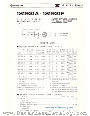 1S1921A datasheet pdf Hitachi Semiconductor