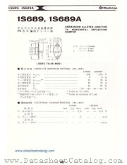 1S689A datasheet pdf Hitachi Semiconductor