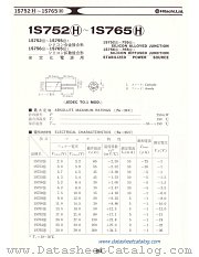 1S765H datasheet pdf Hitachi Semiconductor