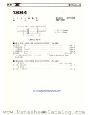 1S84 datasheet pdf Hitachi Semiconductor