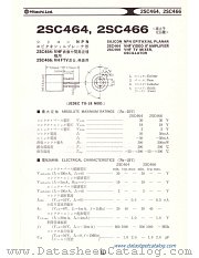 2SC464 datasheet pdf Hitachi Semiconductor