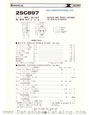 2SC897 datasheet pdf Hitachi Semiconductor