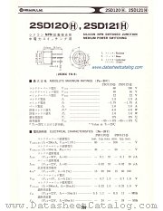 2SD120H datasheet pdf Hitachi Semiconductor