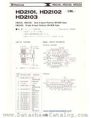 HD2101 datasheet pdf Hitachi Semiconductor