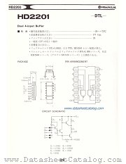 HD2201 datasheet pdf Hitachi Semiconductor